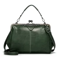 Women's Bag Handbag Shoulder Bag Crossbody Bag Women's Bag Clip Bag British Retro Postman Bag sku image 5
