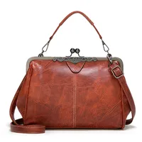 Women's Bag Handbag Shoulder Bag Crossbody Bag Women's Bag Clip Bag British Retro Postman Bag main image 1