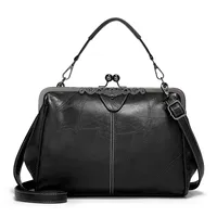 Women's Bag Handbag Shoulder Bag Crossbody Bag Women's Bag Clip Bag British Retro Postman Bag sku image 6