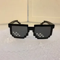 Punk Geometric Pc Square Full Frame Kids Sunglasses sku image 1