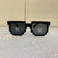 Punk Geometric Pc Square Full Frame Kids Sunglasses sku image 5