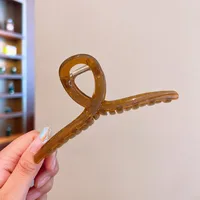 Grip Frosted New Hairpin Back Head Large Transparent Hair Claw Shark Clip Hairware Hairpin Hair Clip Female Summer sku image 33