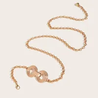 Fashion Geometric Metal Plating Women's Chain Belts 1 Piece main image 4