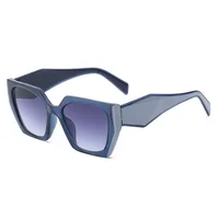 New Fashion Cat Eye Wide Glasses Female Wholesale Uv Protection Sunglasses sku image 10