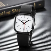 Casual Solid Color Buckle Quartz Men's Watches main image 2
