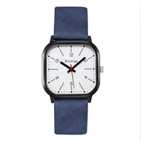 Casual Solid Color Buckle Quartz Men's Watches sku image 5
