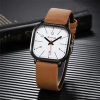 Casual Solid Color Buckle Quartz Men's Watches main image 1