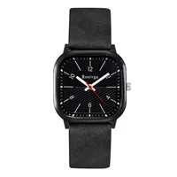 Casual Solid Color Buckle Quartz Men's Watches sku image 3