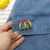 Simple Style Round Alloy Plating Unisex Cartoon Brooches main image 2