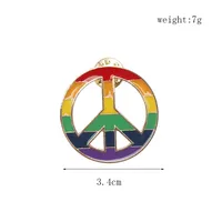 Simple Style Round Alloy Plating Unisex Cartoon Brooches sku image 1