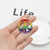Simple Style Round Alloy Plating Unisex Cartoon Brooches main image 1