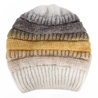 Women's Streetwear Color Block Eaveless Wool Cap sku image 3