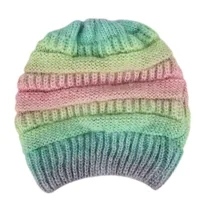 Women's Streetwear Color Block Eaveless Wool Cap sku image 1