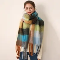 Women's Fashion Lattice Polyester Tassel Polyester Scarves main image 1