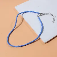 Bohemian Rice Beads Short Necklace Choker Nhct150464 sku image 12
