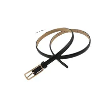 Basic Solid Color Imitation Leather Alloy Buckle Unisex Leather Belts 1 Piece main image 5