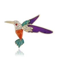 Fashion Animal Alloy Enamel Rhinestones Women's Brooches main image 3