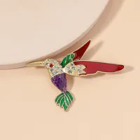 Fashion Animal Alloy Enamel Rhinestones Women's Brooches main image 4