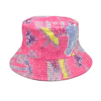 Women's Basic Printing Wide Eaves Bucket Hat sku image 5
