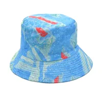 Women's Basic Printing Wide Eaves Bucket Hat sku image 3