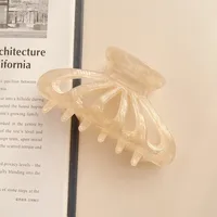 Women's Simple Style Marble Acetic Acid Sheets Handmade Hollow Out Hair Claws sku image 3