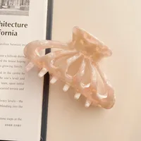Women's Simple Style Marble Acetic Acid Sheets Handmade Hollow Out Hair Claws sku image 2