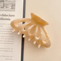Women's Simple Style Marble Acetic Acid Sheets Handmade Hollow Out Hair Claws sku image 5