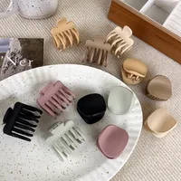 Fashion Solid Color Arylic Stoving Varnish Hair Clip 1 Piece main image 3