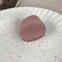 Fashion Solid Color Arylic Stoving Varnish Hair Clip 1 Piece sku image 2