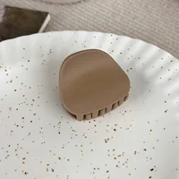 Fashion Solid Color Arylic Stoving Varnish Hair Clip 1 Piece sku image 1