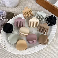 Fashion Solid Color Arylic Stoving Varnish Hair Clip 1 Piece main image 4