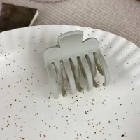 Fashion Solid Color Arylic Stoving Varnish Hair Clip 1 Piece sku image 6