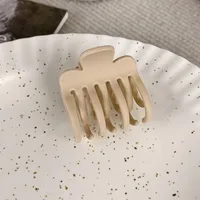 Fashion Solid Color Arylic Stoving Varnish Hair Clip 1 Piece sku image 3