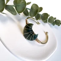 Ethnic Style Moon Alloy Plating Crystal Women's Bangle main image 2