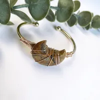 Ethnic Style Moon Alloy Plating Crystal Women's Bangle main image 5