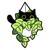 Cute Cat Alloy Stoving Varnish Unisex Brooches sku image 25