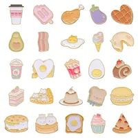 Cute Cartoon Alloy Stoving Varnish Plating Unisex Brooches main image 4