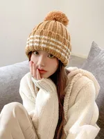 Women's Basic Solid Color Eaveless Wool Cap sku image 3