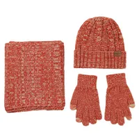 Women's Classic Style Solid Color Water Ripples Beanie Hat main image 2