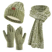 Women's Classic Style Solid Color Water Ripples Beanie Hat sku image 2