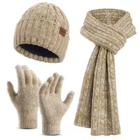 Women's Classic Style Solid Color Water Ripples Beanie Hat sku image 5