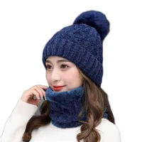 Women's Elegant Business Basic Solid Color Hollow Out Ear Warap Wool Cap main image 2