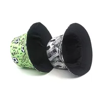 Unisex Retro Printing Printing Big Eaves Bucket Hat main image 2