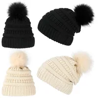 Women's Basic Solid Color Eaveless Wool Cap main image 1
