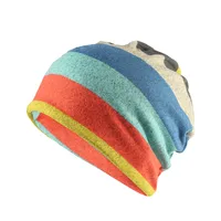 Men's Hip-hop Retro Simple Style Stripe Eaveless Sleeve Cap sku image 4