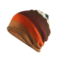 Men's Hip-hop Retro Simple Style Stripe Eaveless Sleeve Cap sku image 3