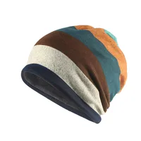 Men's Hip-hop Retro Simple Style Stripe Eaveless Sleeve Cap sku image 5