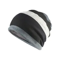 Men's Hip-hop Retro Simple Style Stripe Eaveless Sleeve Cap sku image 7