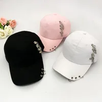 Unisex Hip-hop Solid Color  Curved Eaves Baseball Cap main image 2