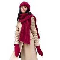 Women's Basic Solid Color Eaveless Wool Cap sku image 4